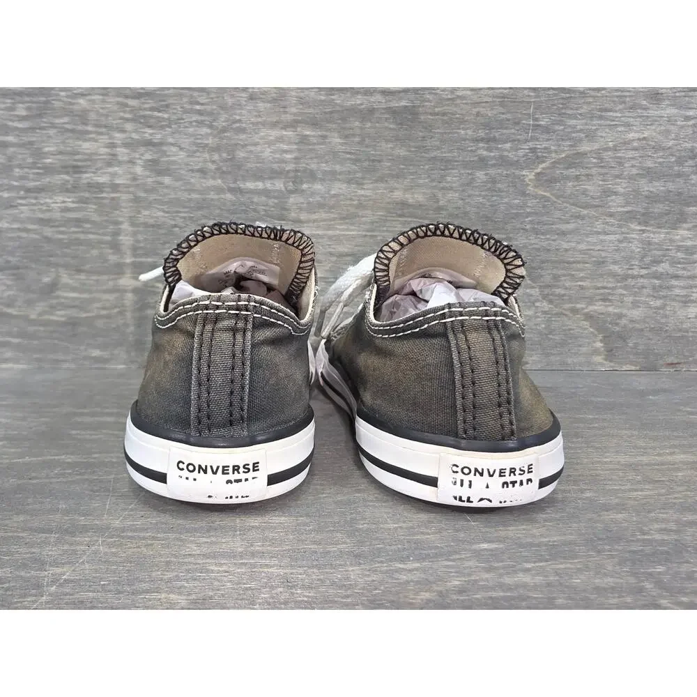 Converse Chuck Taylor All Star Low Ox Charcoal Grey Shoes Size 8 Infants
